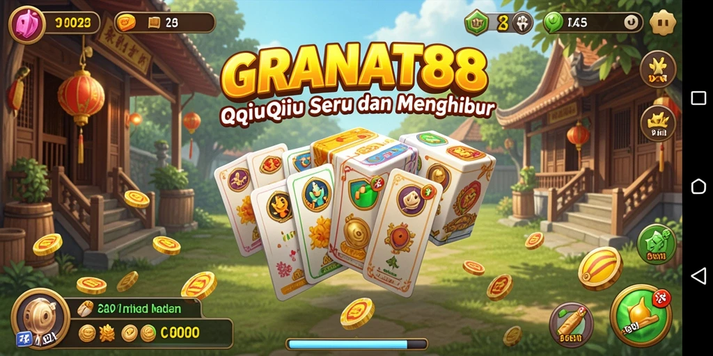 Screenshot gameplay GRANAT88 dengan suasana QiuQiu yang menarik.