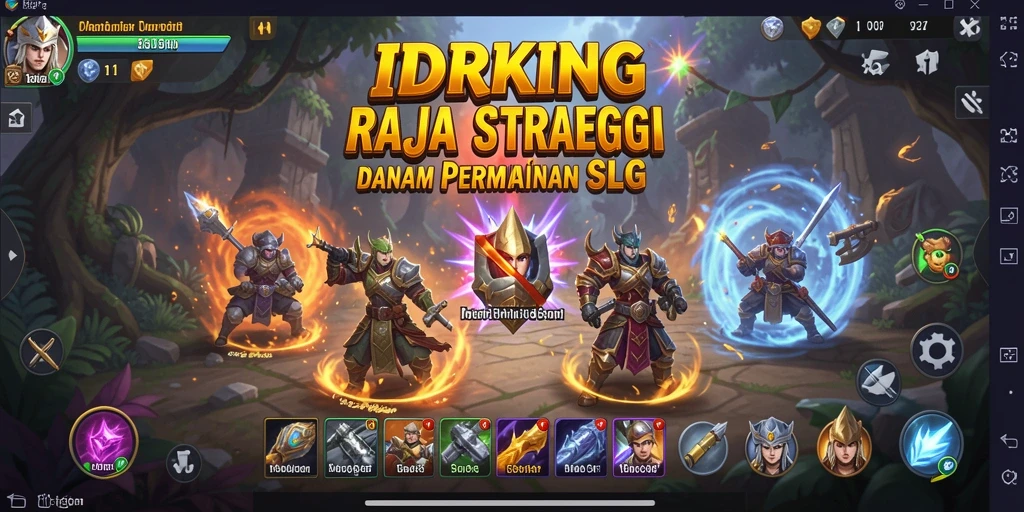 Tampilan gameplay mengesankan dari IDRKING yang memikat.