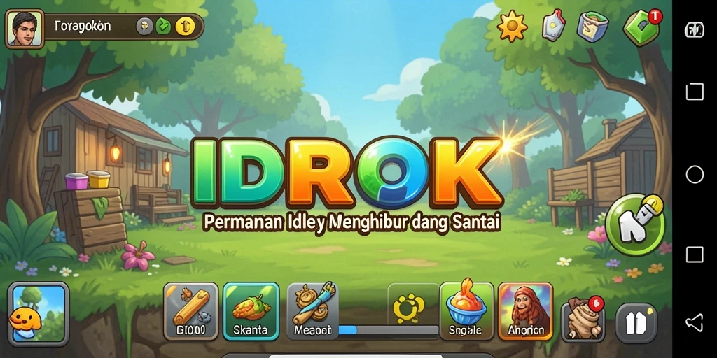 Tampilan gameplay <strong>IDROK</strong> yang menarik dan interaktif.