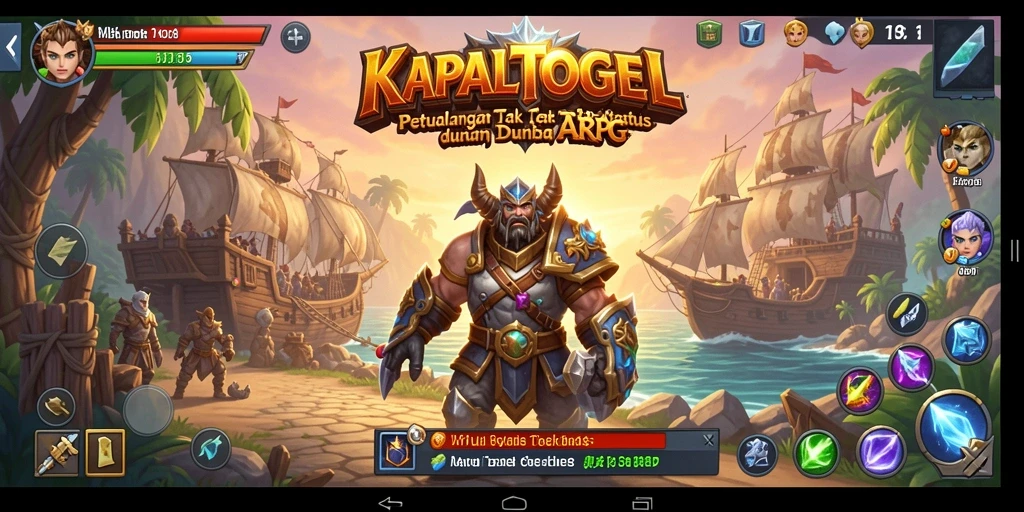 Tampilan dinamis dari pertarungan seru dalam KAPALTOGEL.