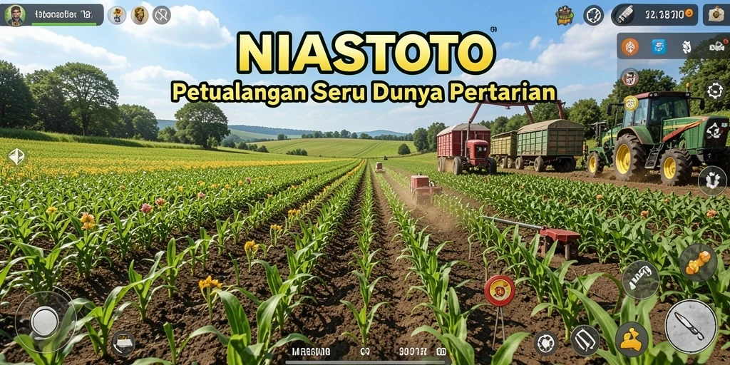 Tampilan gameplay seru dalam dunia pertanian di NIASTOTO.