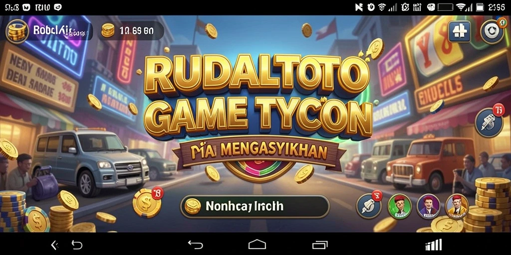 Screenshot RUDALTOTO menampilkan gameplay Tycoon yang menarik dan interaktif.