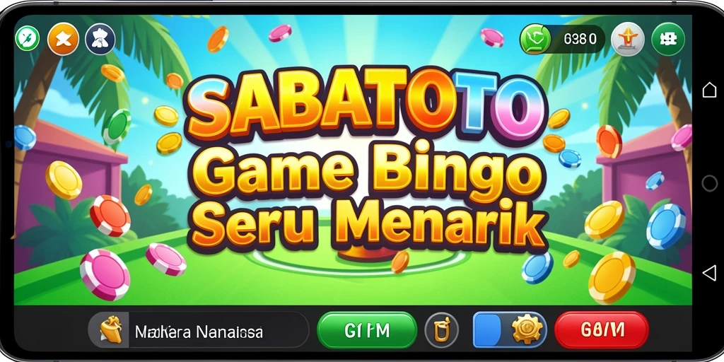 Screenshot gameplay SABATOTO yang menampilkan suasana Bingo yang seru.