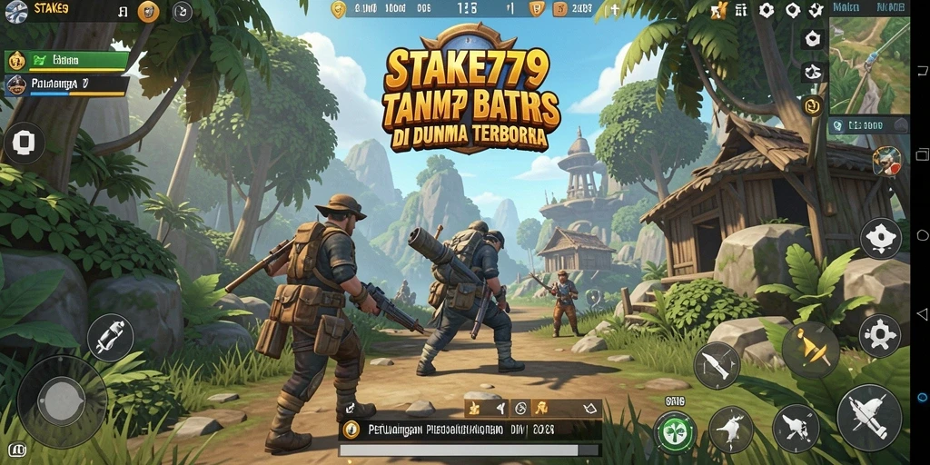 Screenshot gameplay STAKE779 menampilkan eksplorasi dunia yang luas dan indah.
