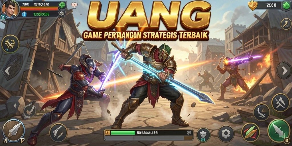 Gameplay UANG menunjukkan pertarungan yang mendebarkan dan strategi tim.