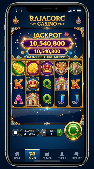 Tampilan utama aplikasi rajacorc dengan daftar aplikasi terbaru.